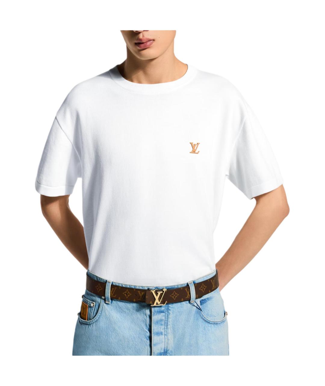 LOUIS VUITTON Белая футболка, фото 4