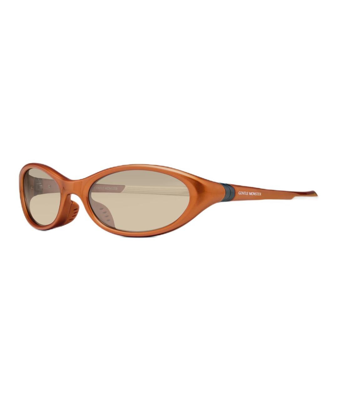 GENTLE MONSTER Оранжевое пластиковые солнцезащитные очки, фото 1