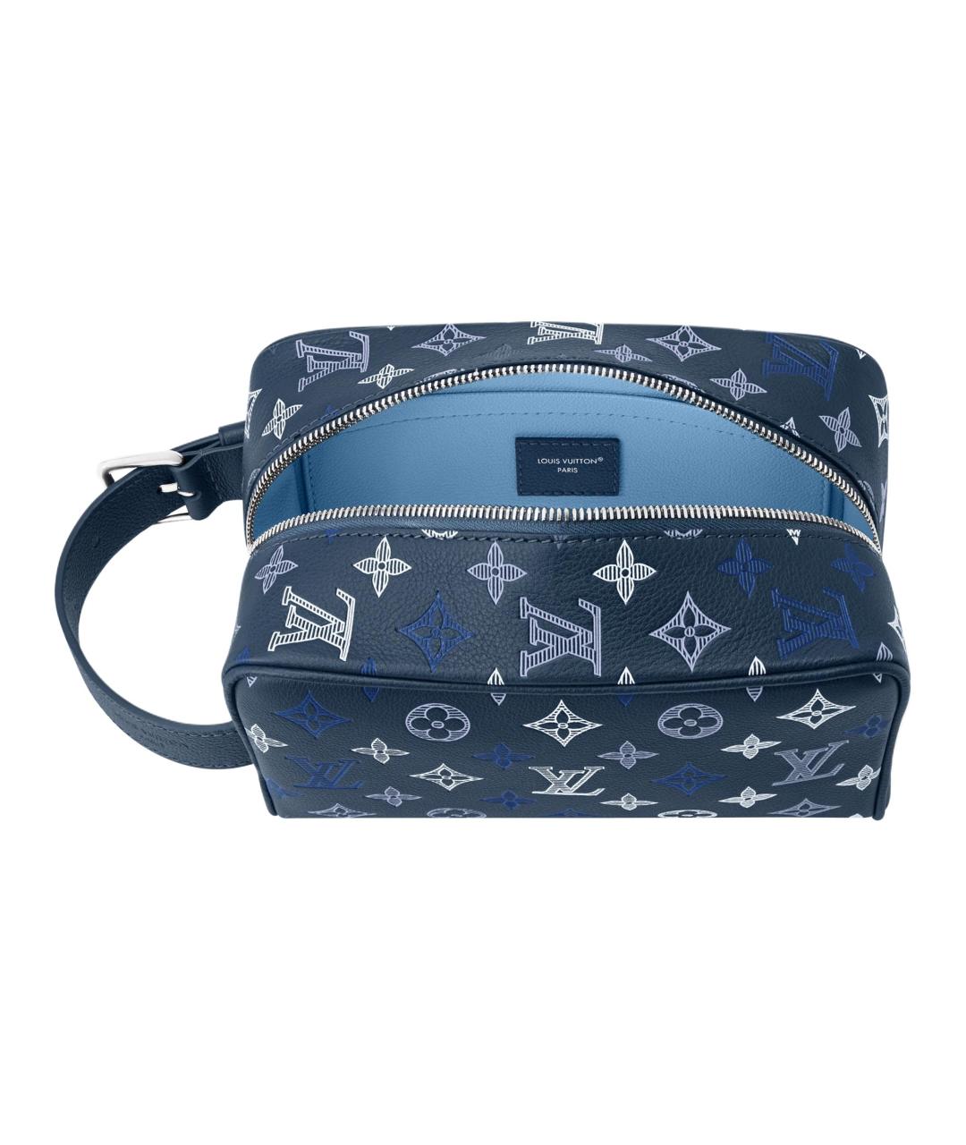 LOUIS VUITTON Синяя косметичка, фото 4