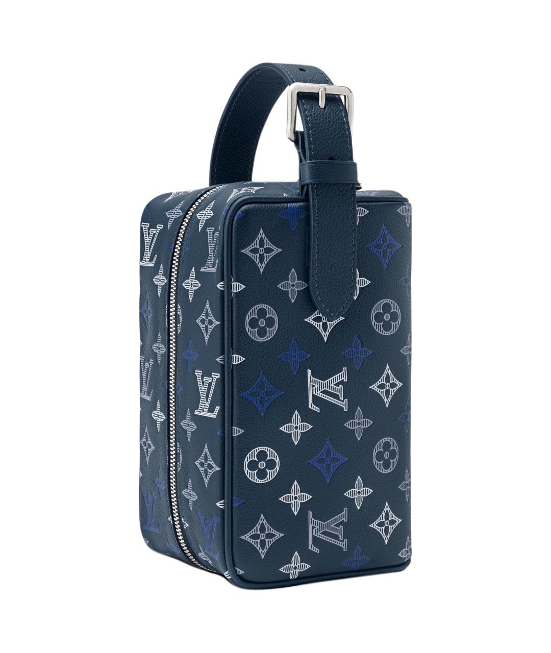 LOUIS VUITTON Синяя косметичка, фото 3