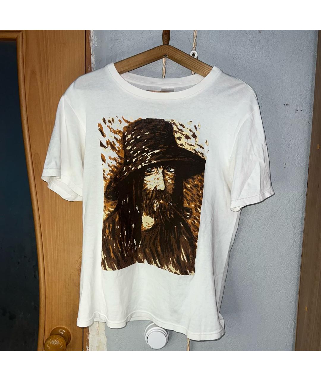 YOHJI YAMAMOTO Белая хлопковая футболка, фото 5