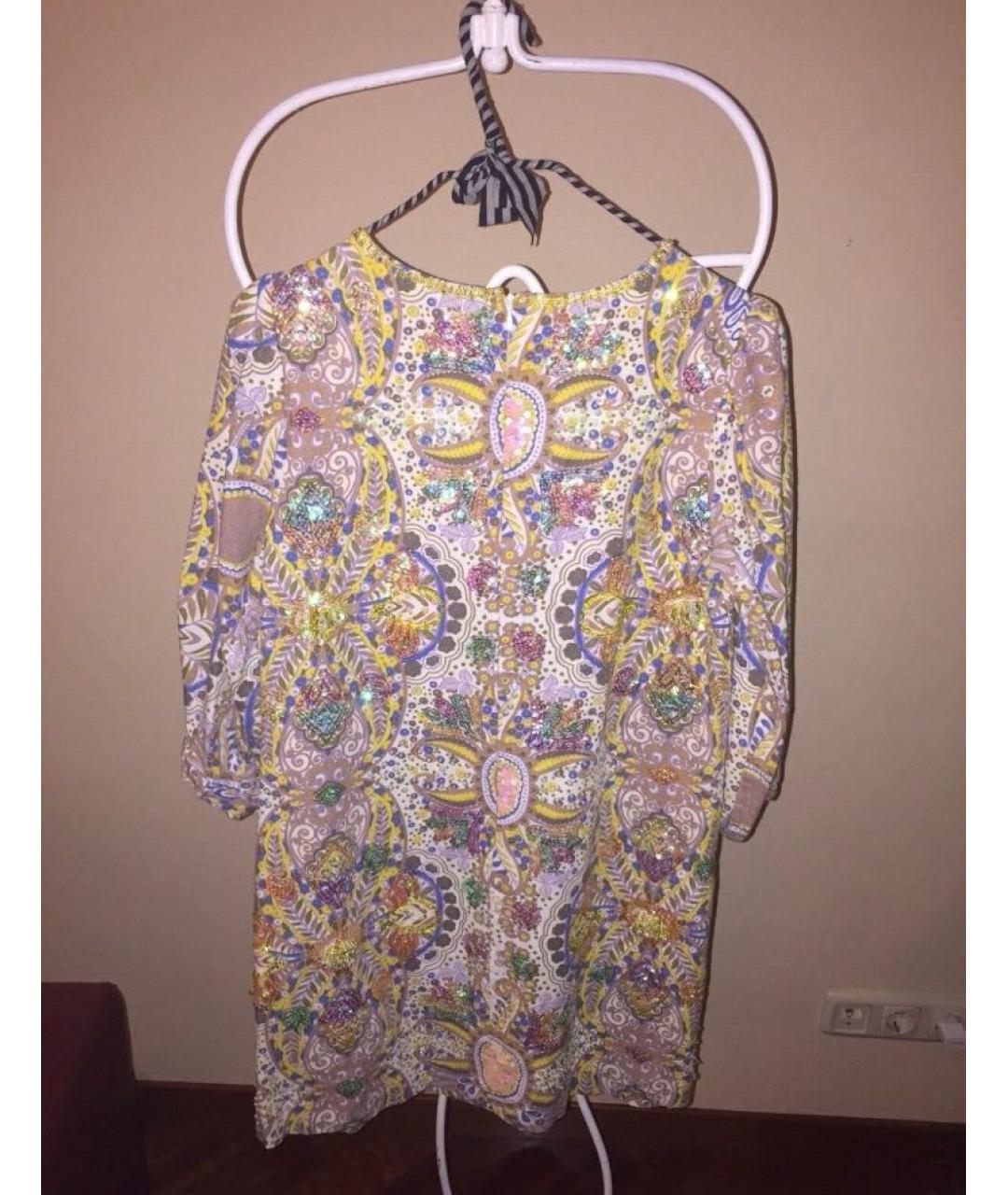 SEE BY CHLOE Мульти хлопковое коктейльное платье, фото 6