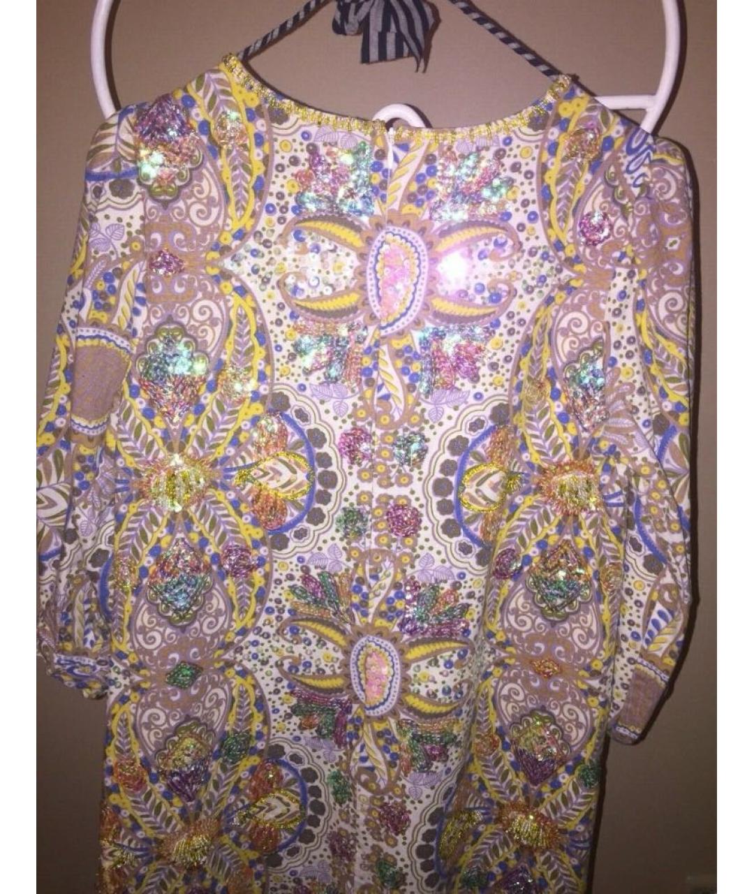 SEE BY CHLOE Мульти хлопковое коктейльное платье, фото 5