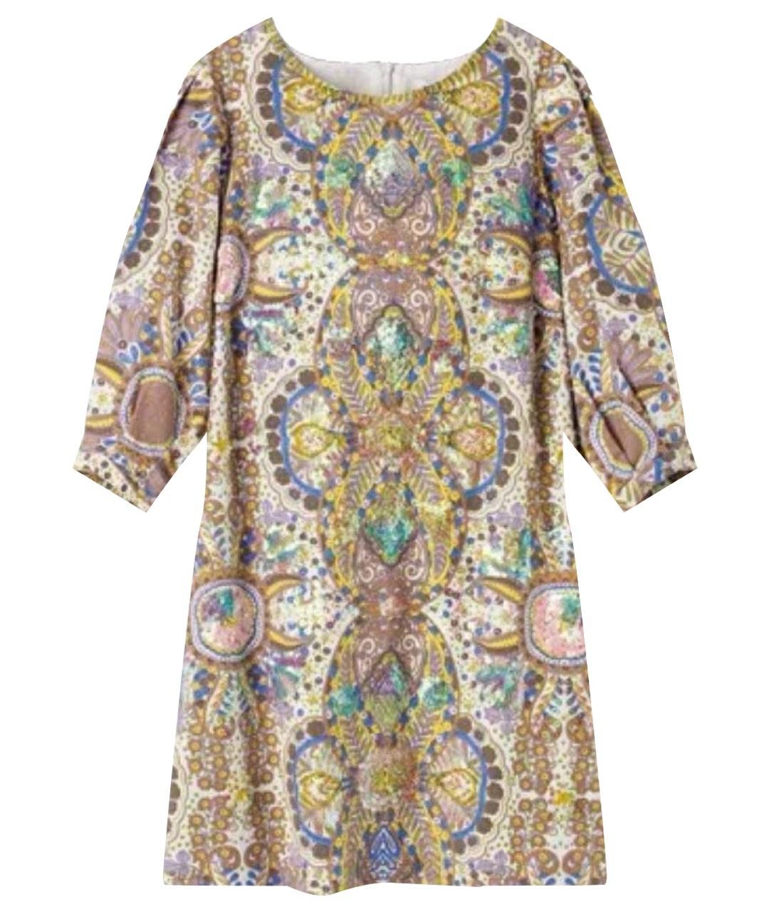 SEE BY CHLOE Мульти хлопковое коктейльное платье, фото 1