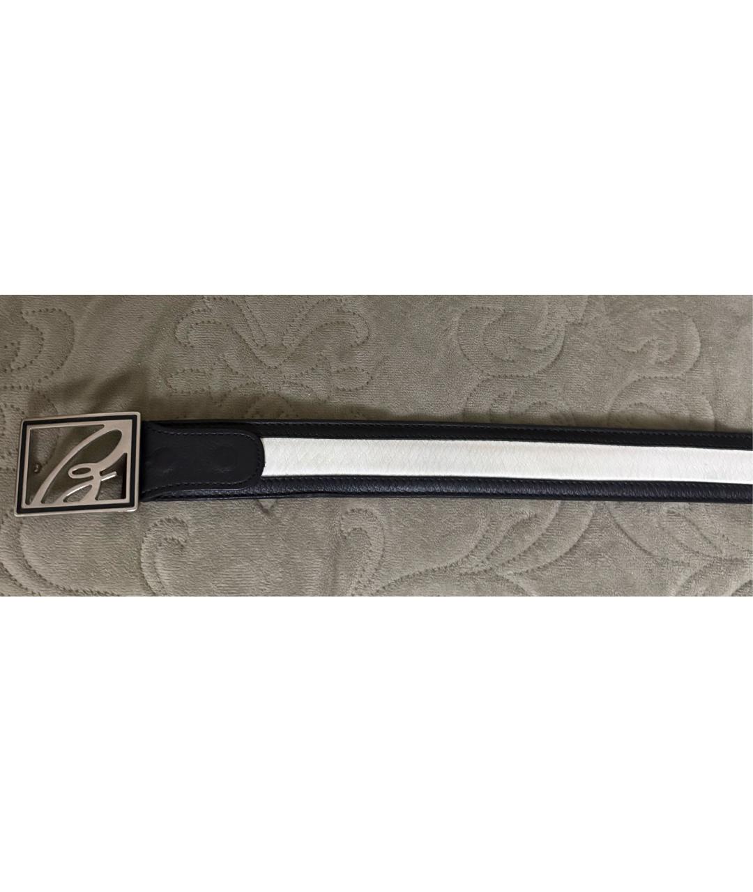 BRUNELLO CUCINELLI Белый кожаный ремень, фото 2