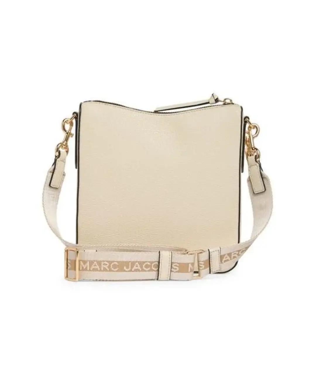 MARC JACOBS Бежевая кожаная сумка через плечо, фото 2
