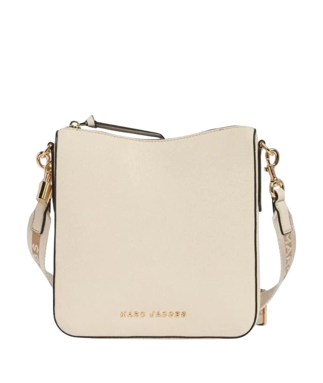 MARC JACOBS Бежевая кожаная сумка через плечо, фото 1