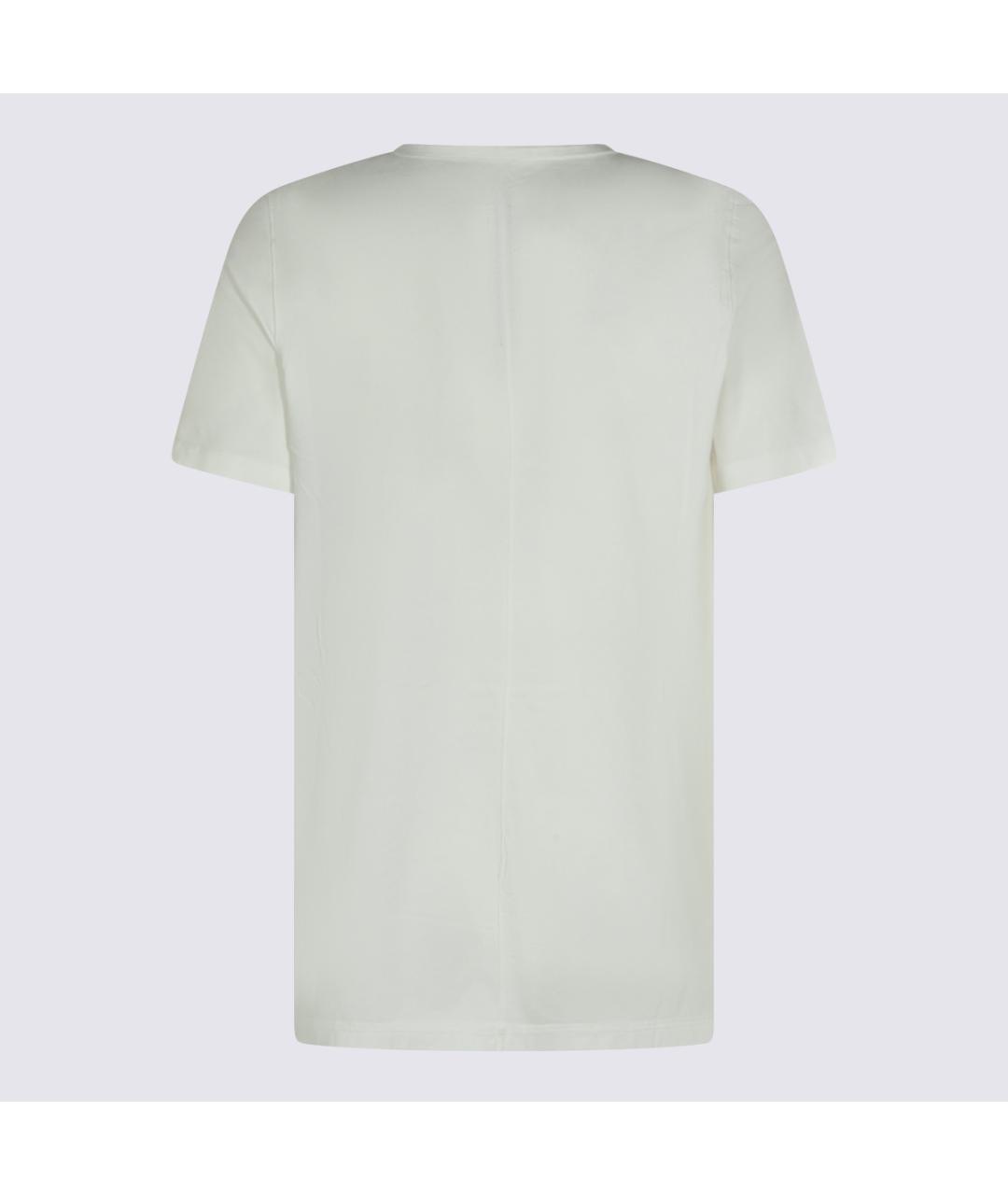 RICK OWENS DRKSHDW Белая хлопковая футболка, фото 2