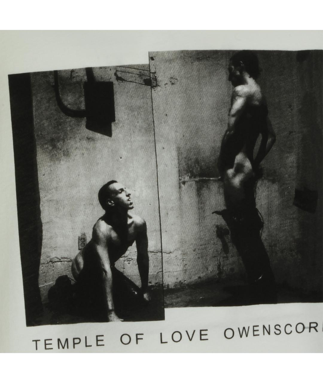 RICK OWENS DRKSHDW Белая хлопковая футболка, фото 3