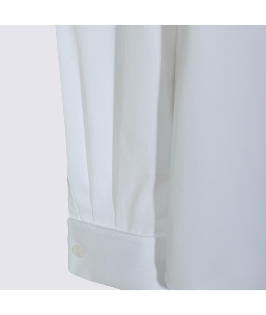 SAINT LAURENT Белая хлопковая рубашка, фото 4