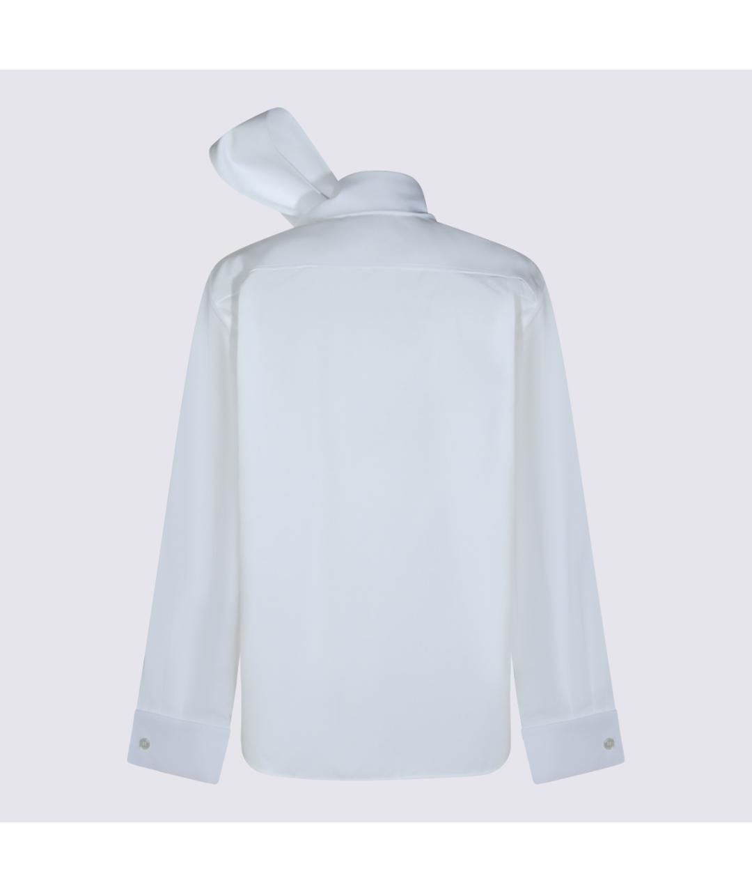 SAINT LAURENT Белая хлопковая рубашка, фото 2