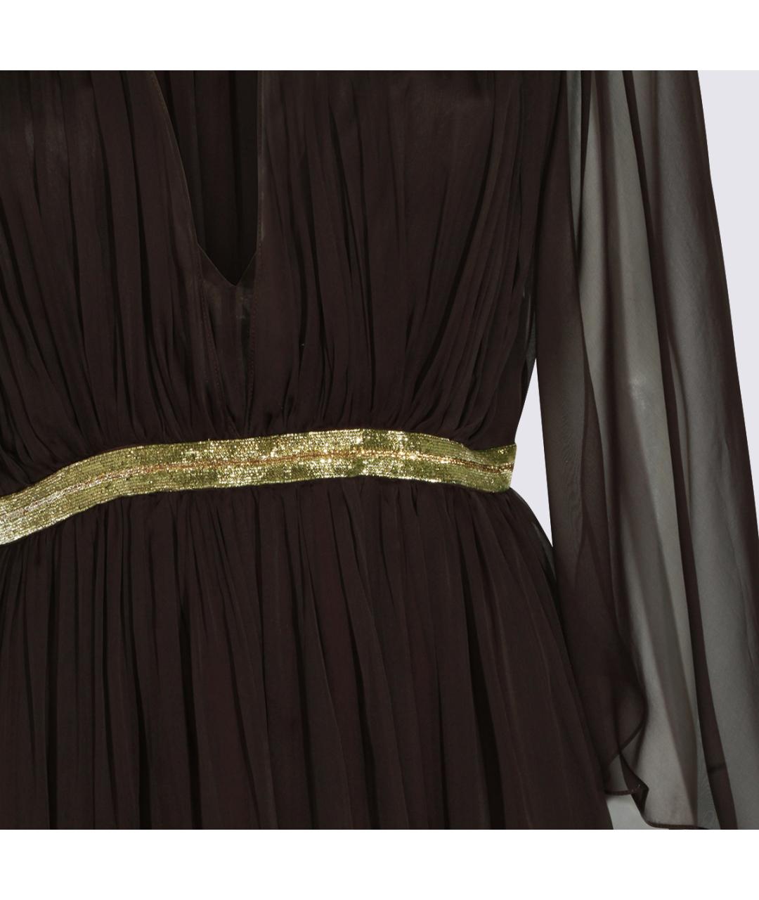 ALBERTA FERRETTI Шелковое вечернее платье, фото 3