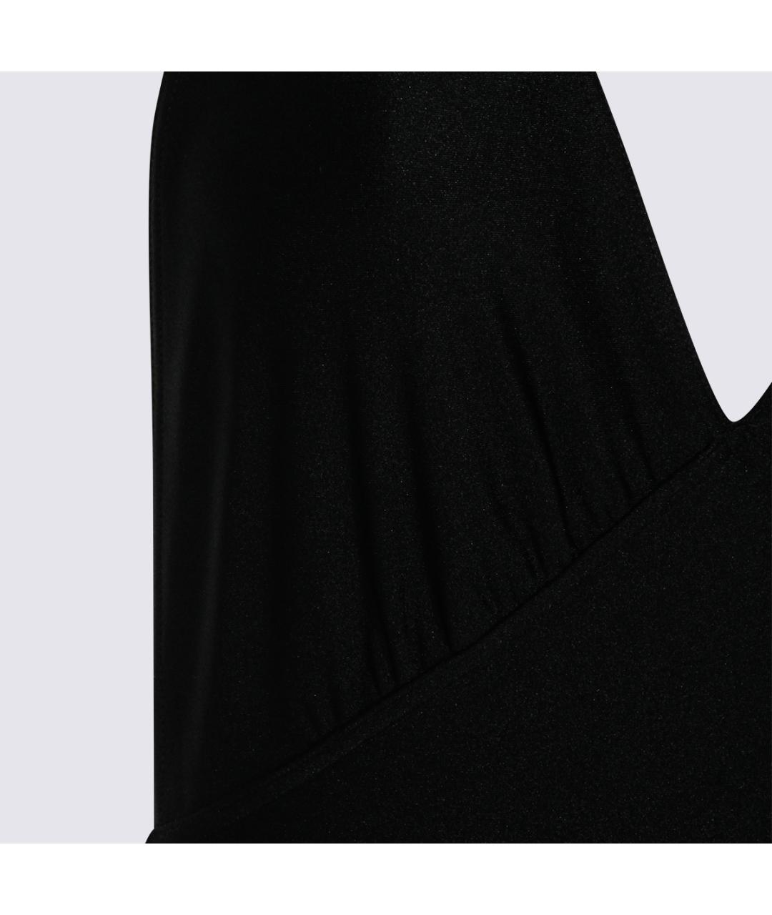 SAINT LAURENT Черный полиамидовый купальник, фото 3