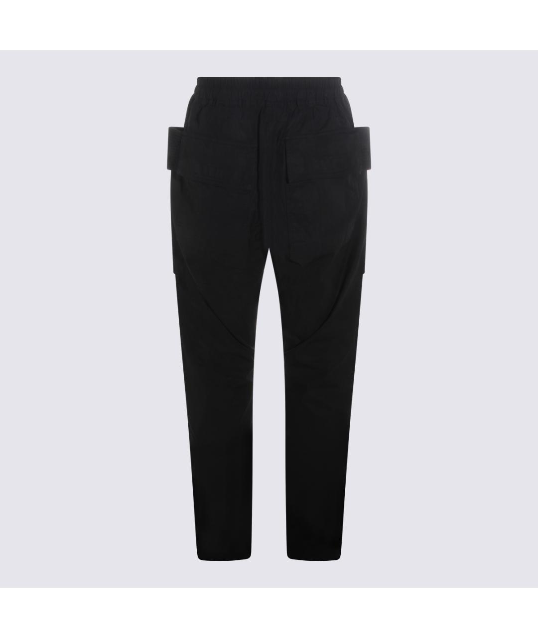 RICK OWENS DRKSHDW Черные хлопковые повседневные брюки, фото 2