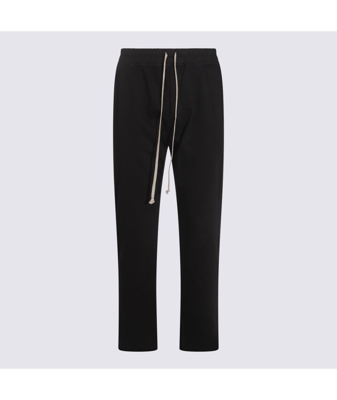 RICK OWENS DRKSHDW Черные хлопковые повседневные брюки, фото 3
