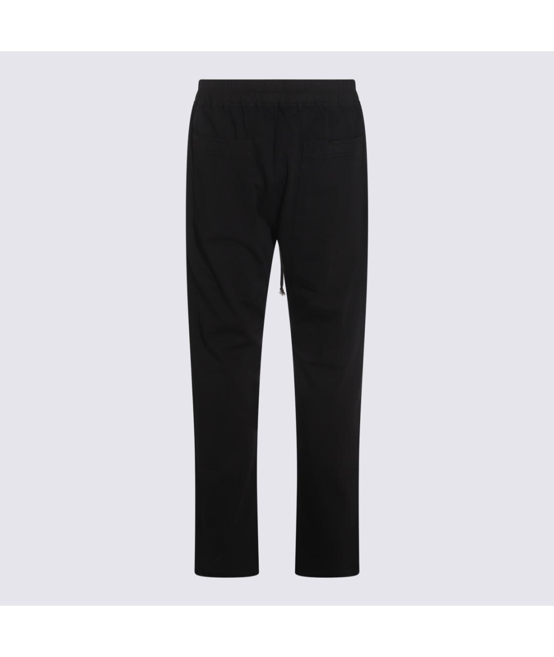 RICK OWENS DRKSHDW Черные хлопковые повседневные брюки, фото 2