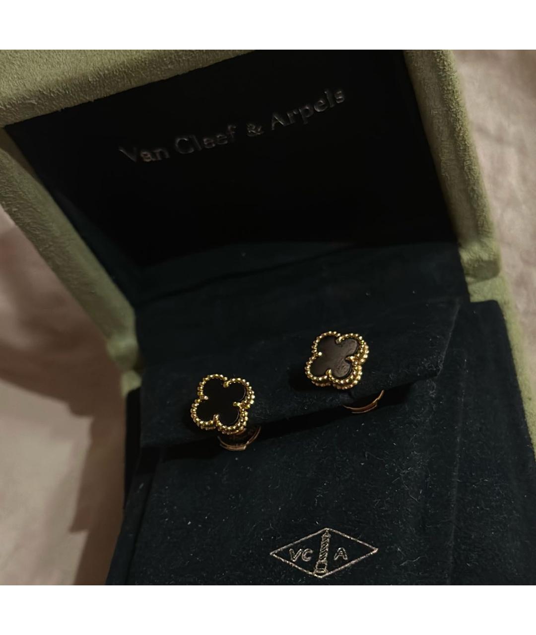 VAN CLEEF & ARPELS Черные серьги, фото 3