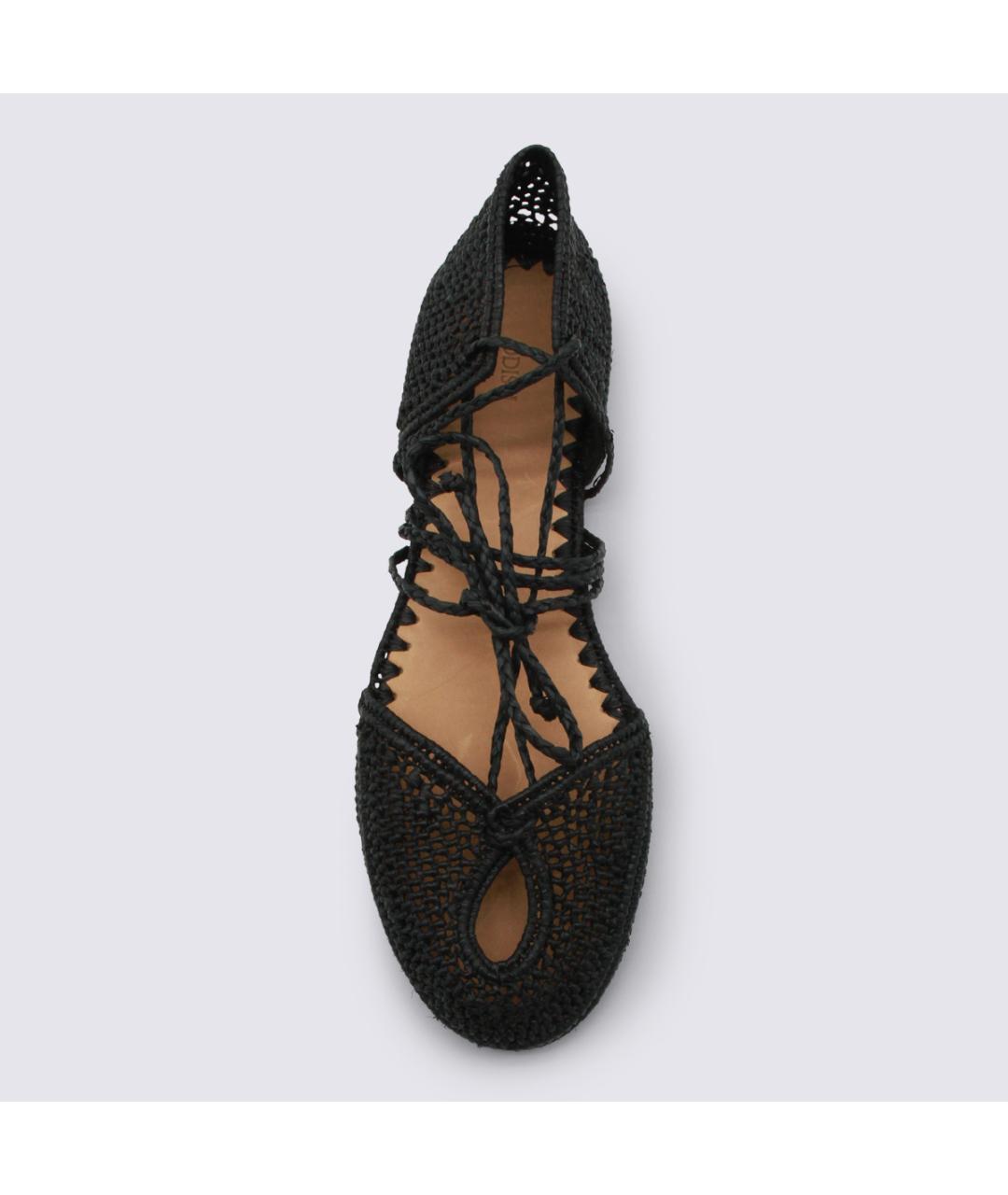 Odissì Черные кожаные балетки, фото 4