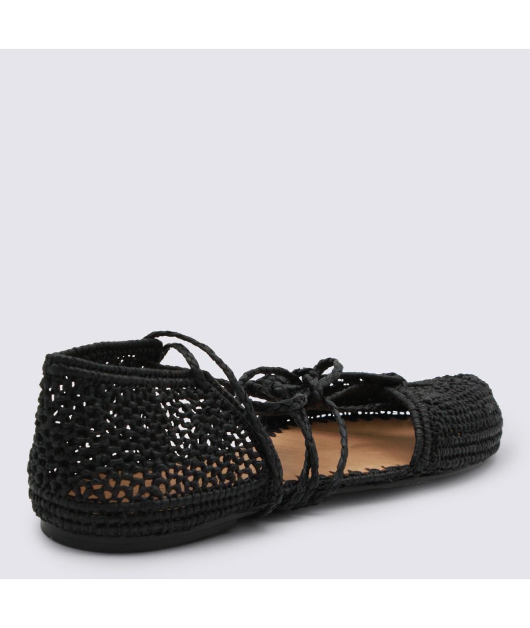 Odissì Черные кожаные балетки, фото 3