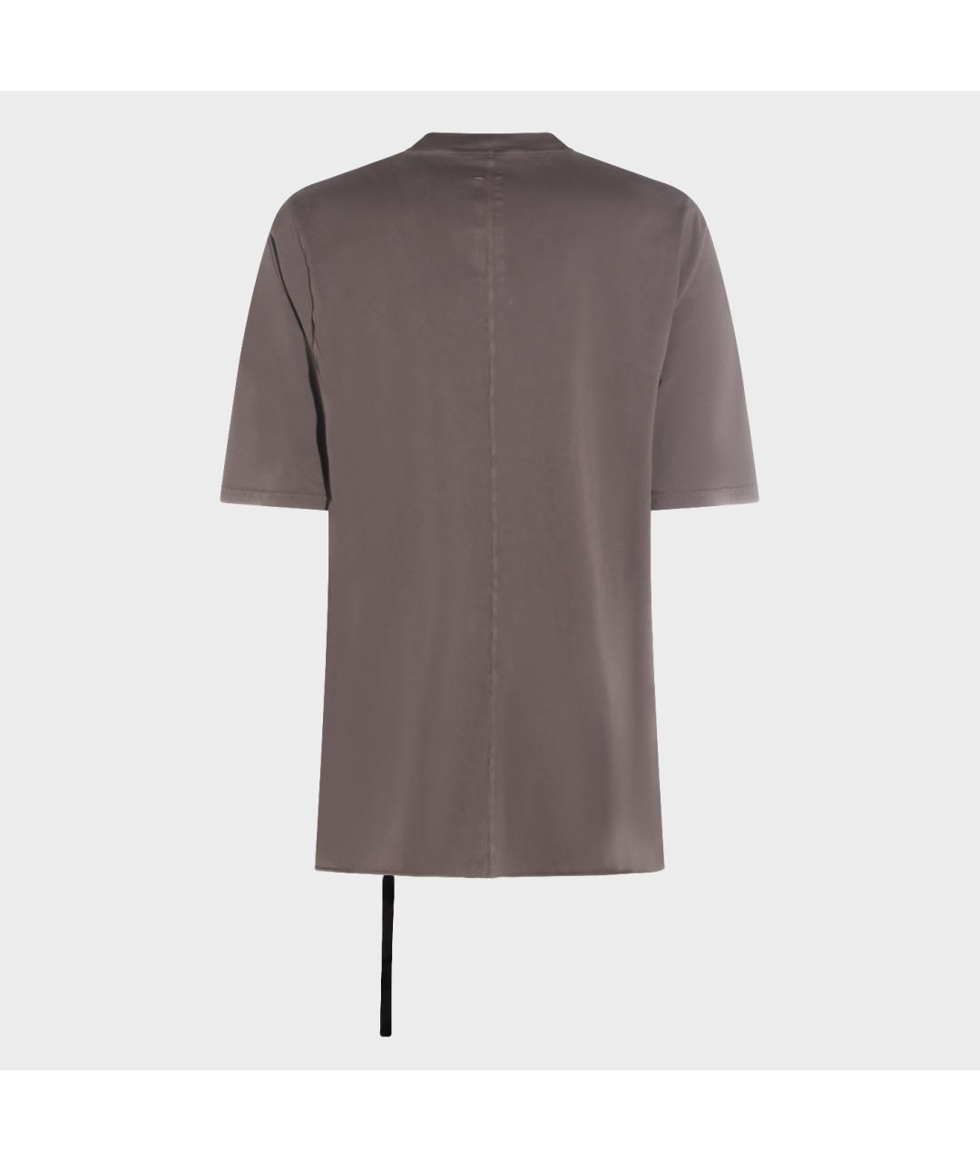 RICK OWENS DRKSHDW Хлопковая футболка, фото 2