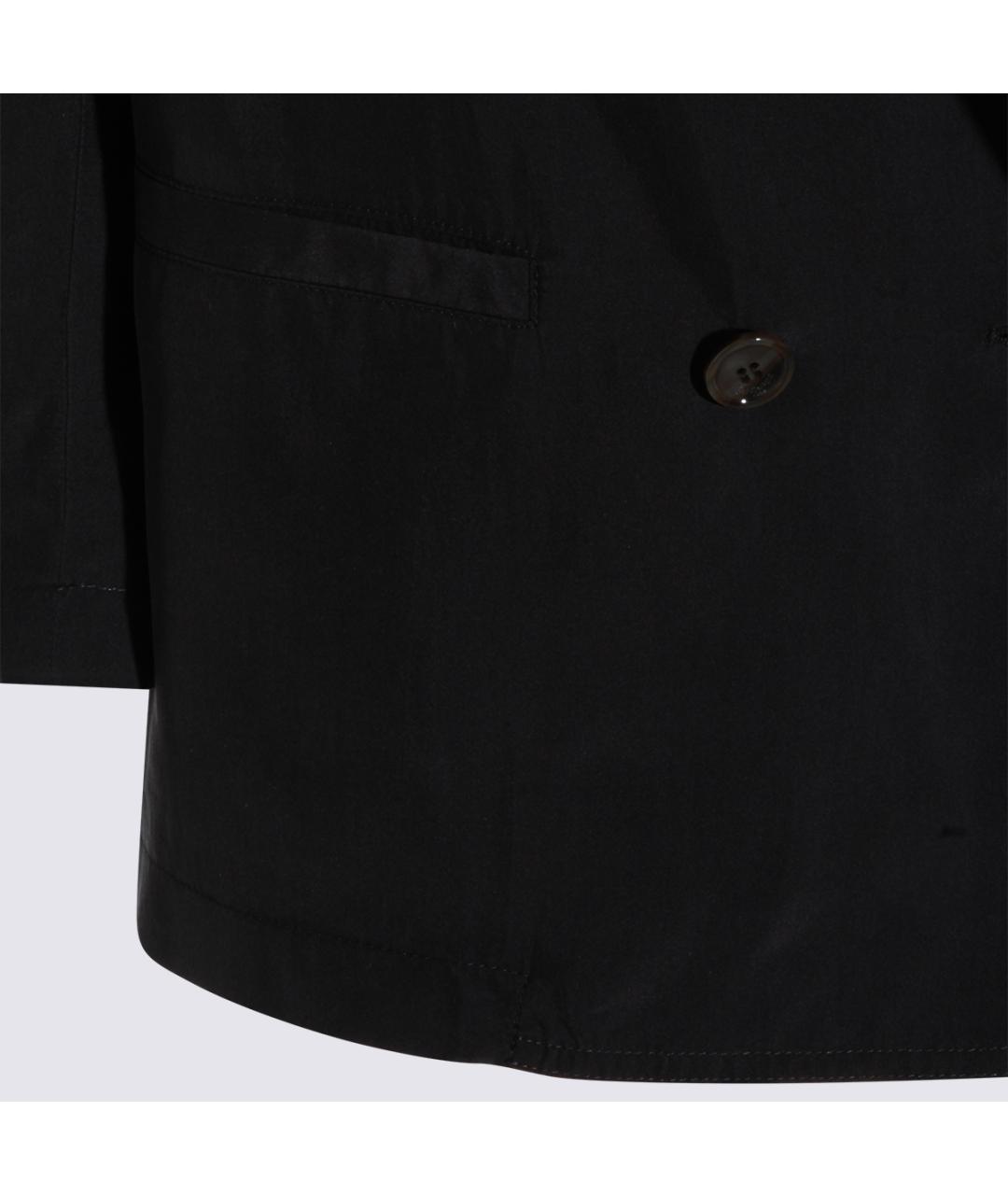 SAINT LAURENT Черный шелковый жакет/пиджак, фото 3