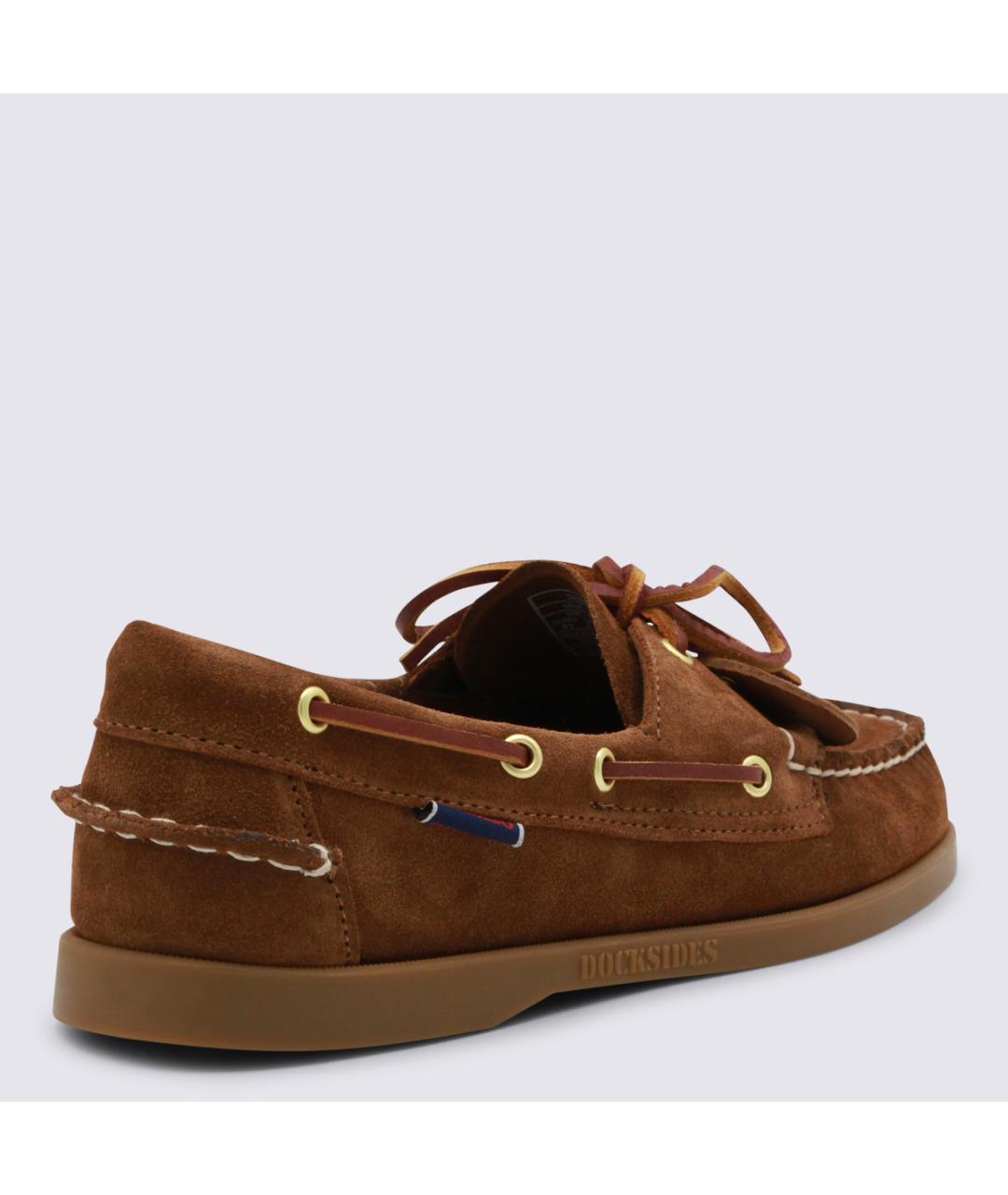 SEBAGO Коричневые замшевые лоферы, фото 3