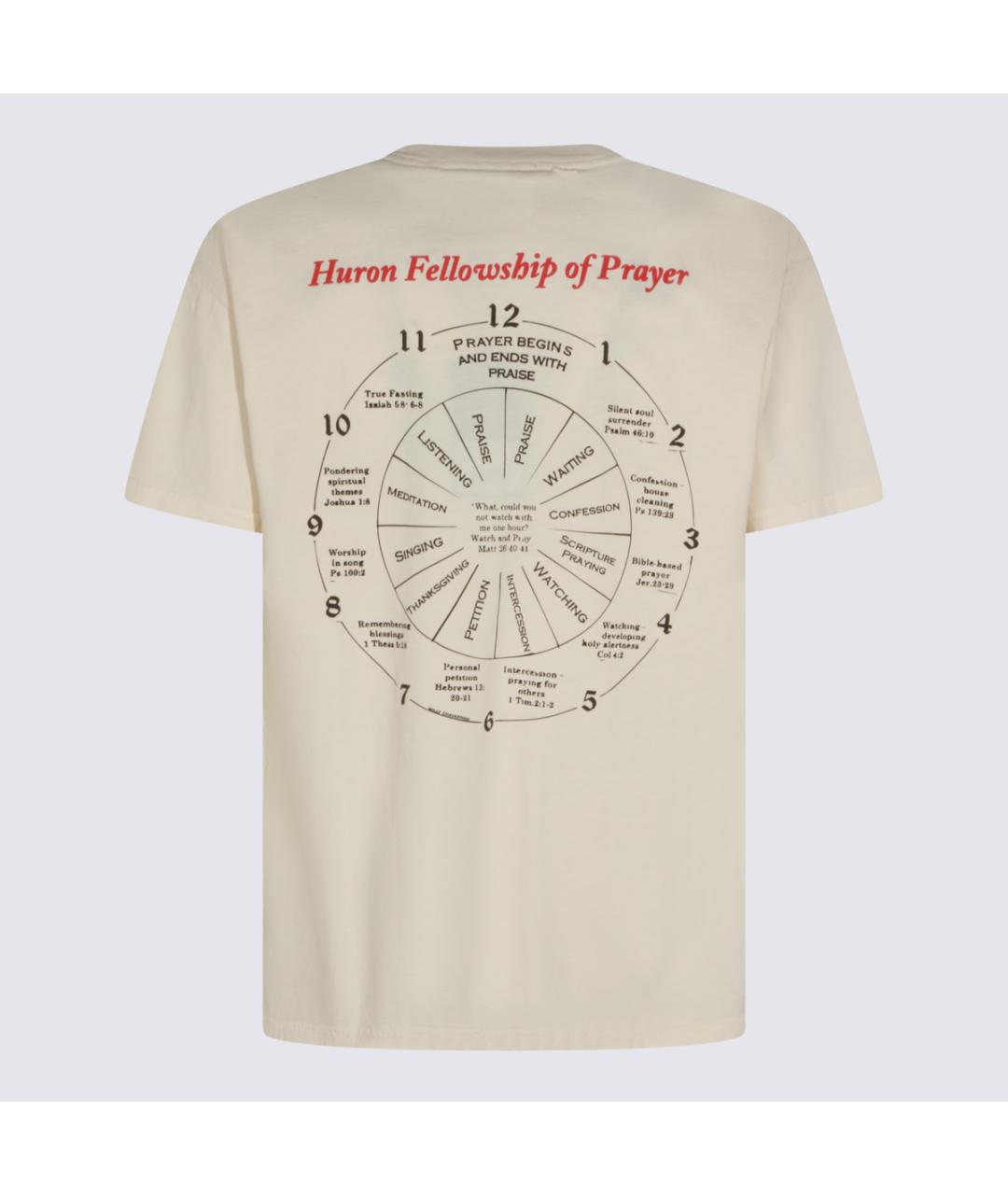 WILLY CHAVARRIA Бежевая хлопковая футболка, фото 2