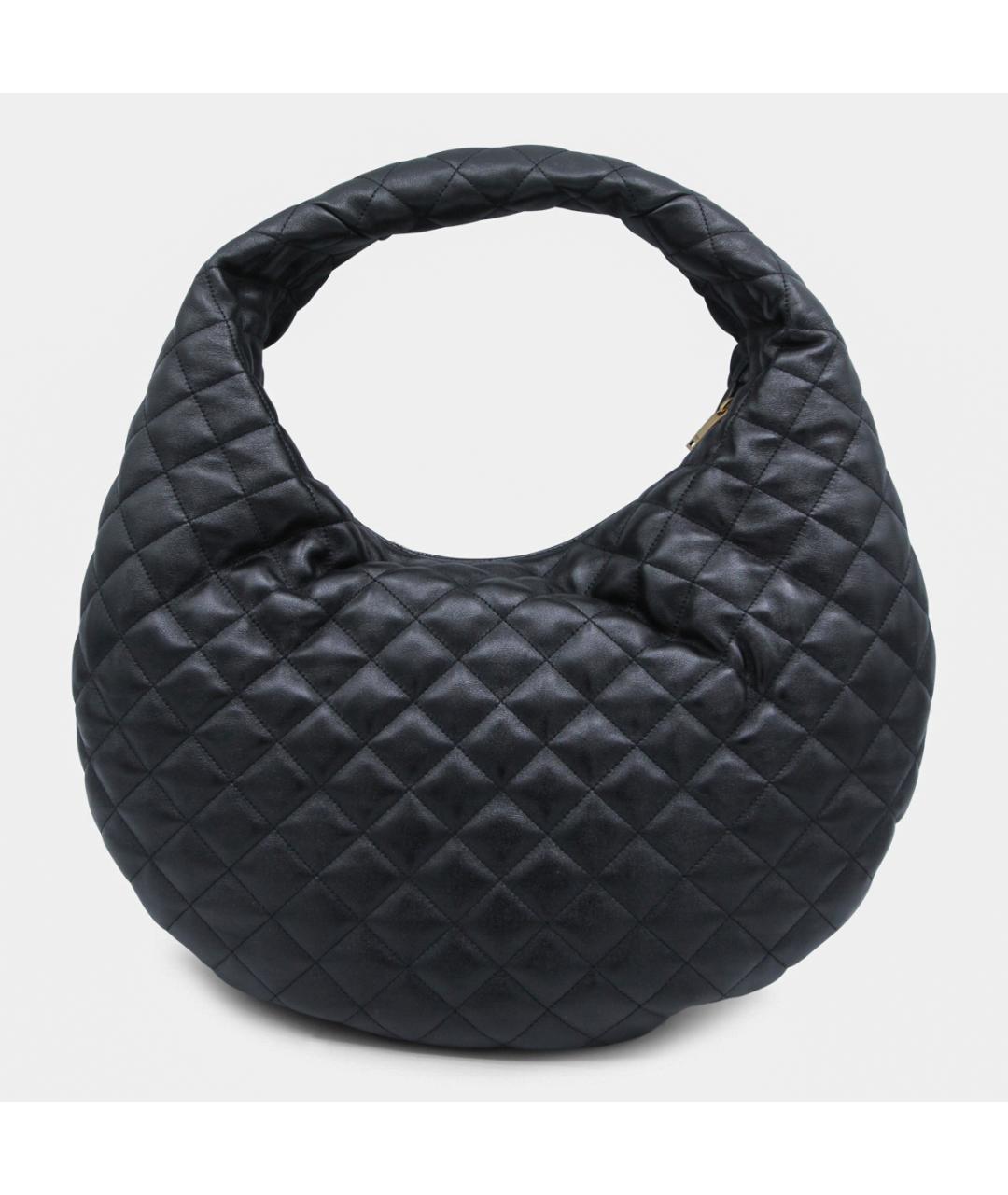 SAINT LAURENT Черная кожаная сумка через плечо, фото 3