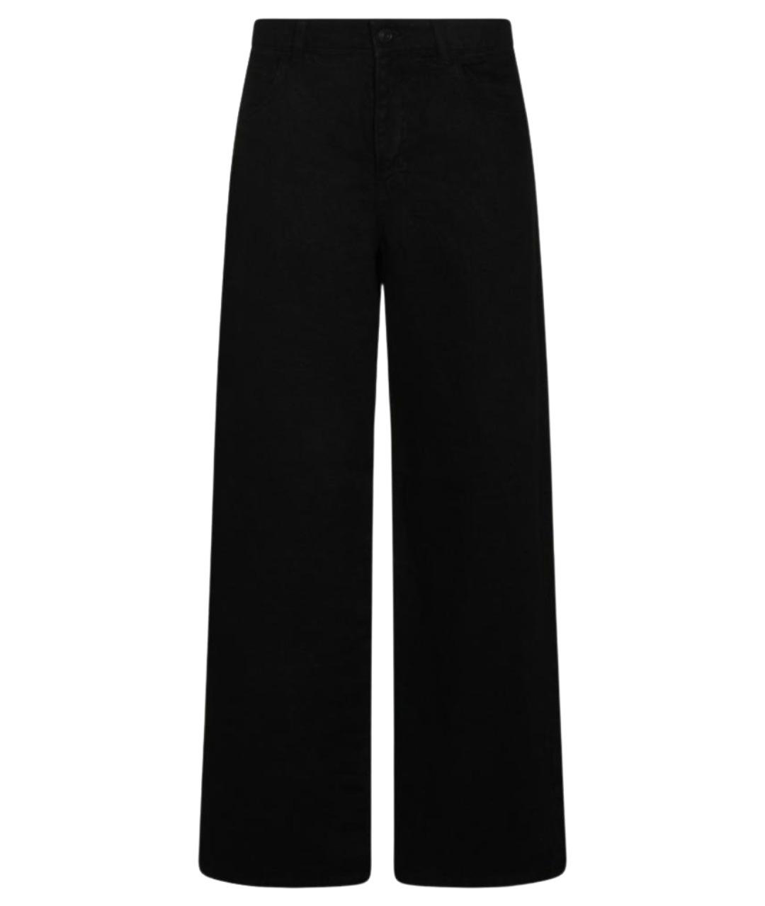 THE ROW Черные хлопковые прямые джинсы, фото 1