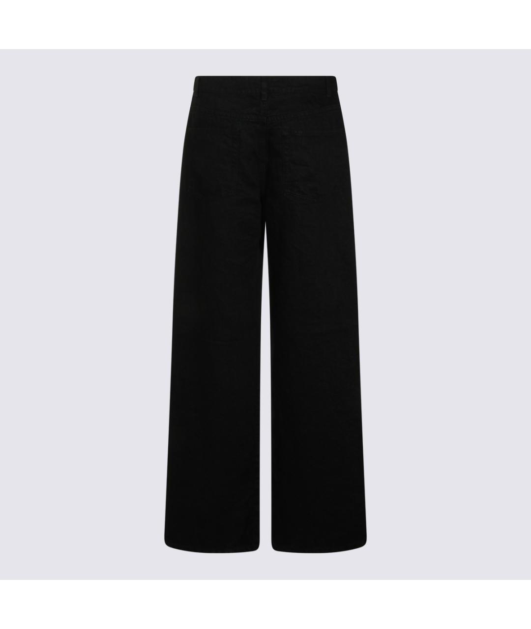 THE ROW Черные хлопковые прямые джинсы, фото 2