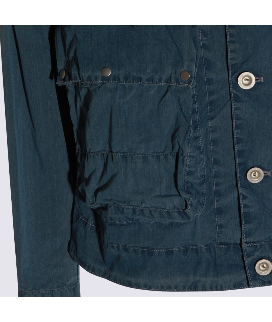 CP COMPANY Синяя хлопковая куртка, фото 4