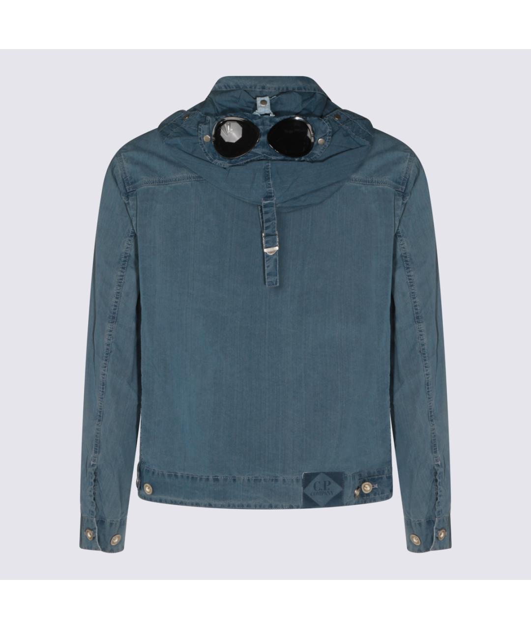 CP COMPANY Синяя хлопковая куртка, фото 2