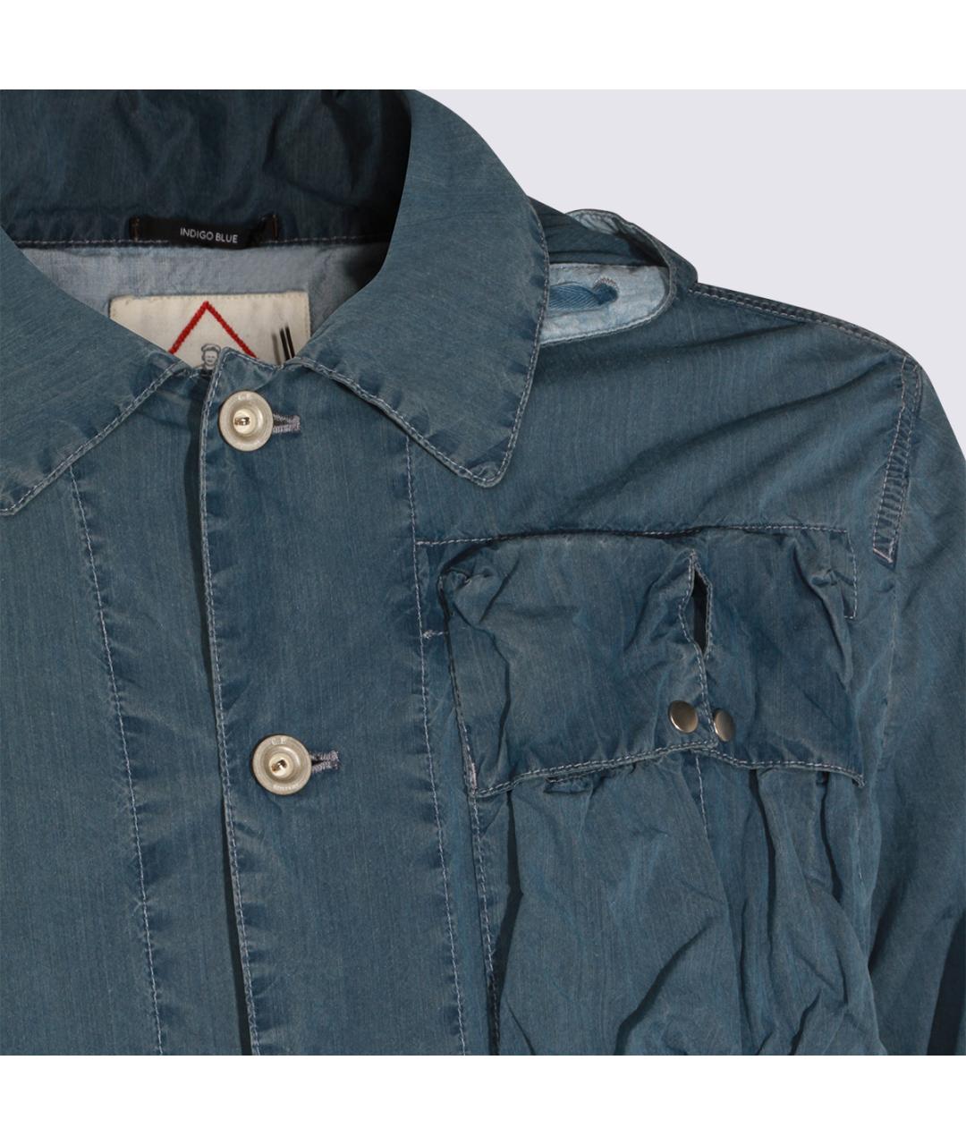 CP COMPANY Синяя хлопковая куртка, фото 3