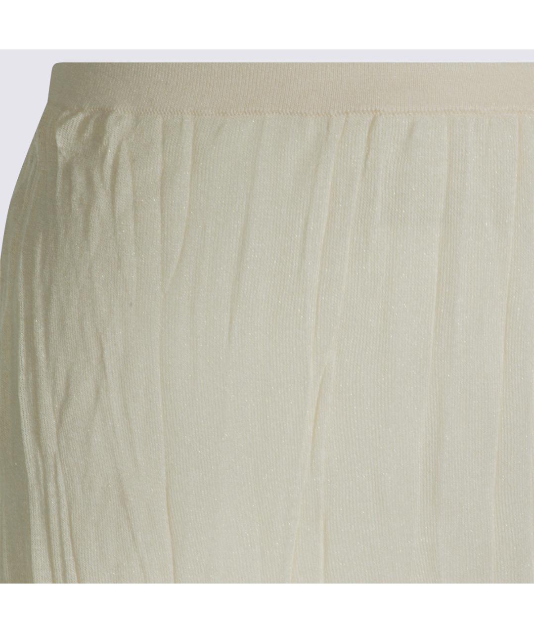 TOTEME Бежевая вискозная юбка миди, фото 3