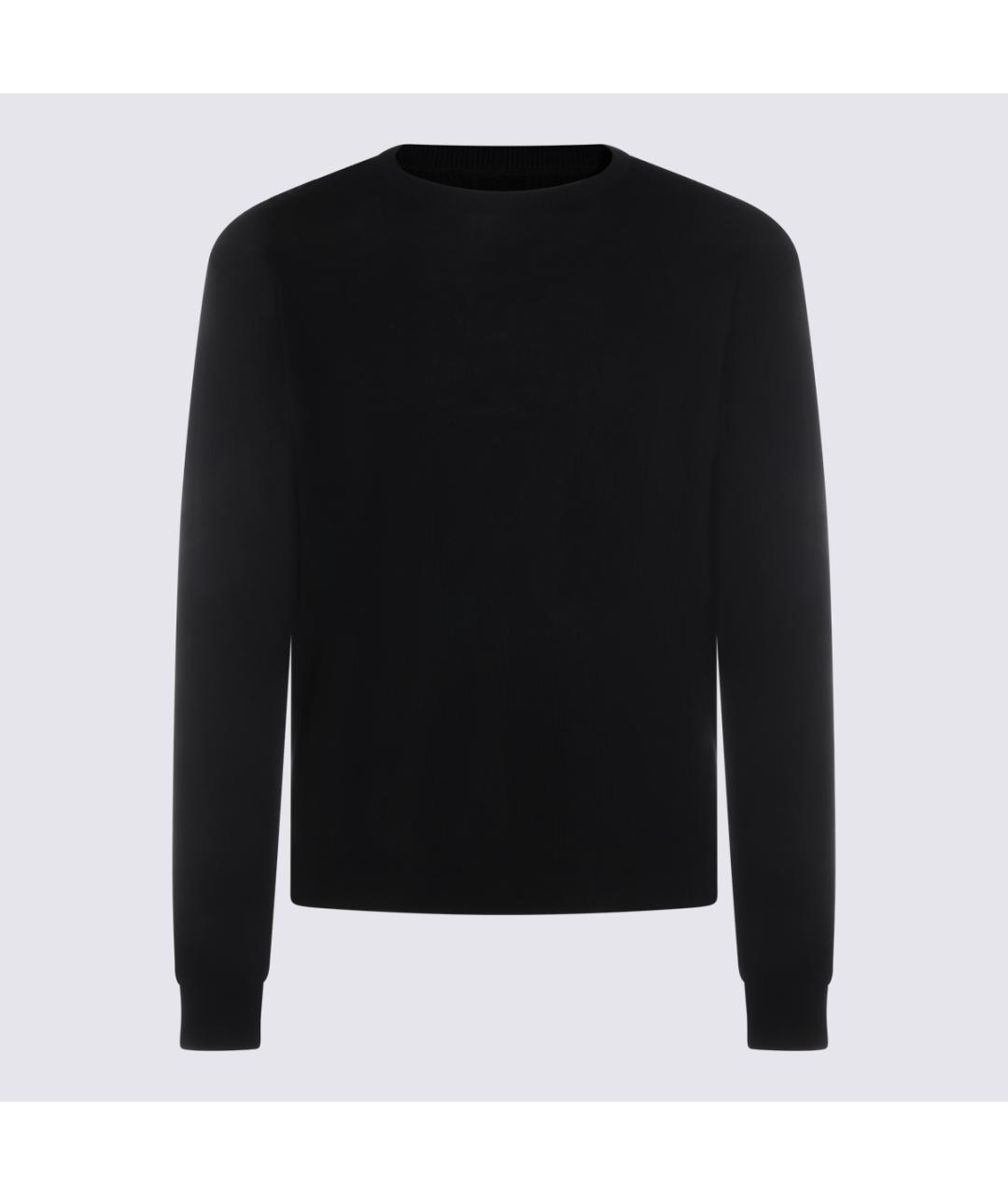 RICK OWENS Черный шерстяной джемпер / свитер, фото 5