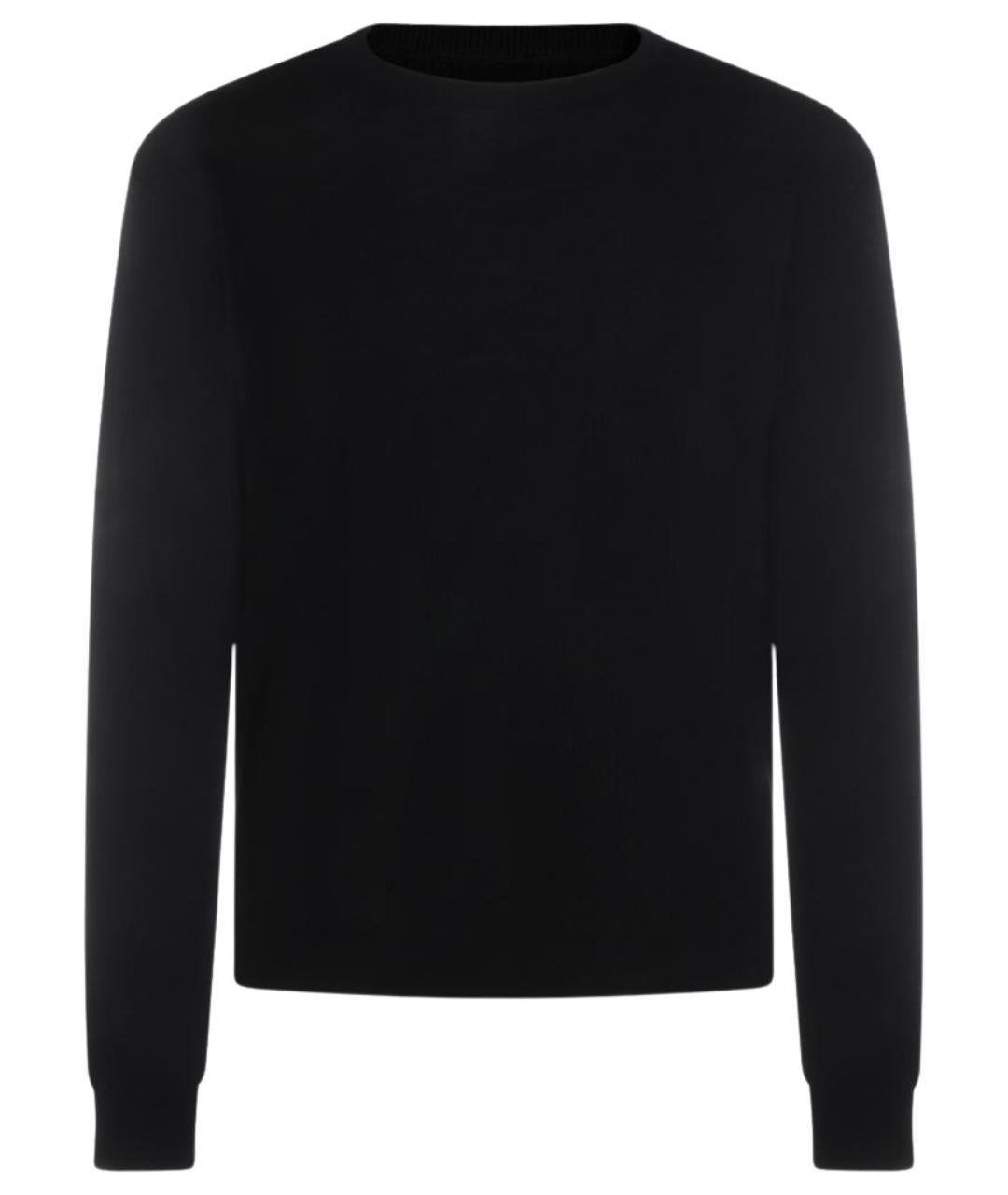 RICK OWENS Черный шерстяной джемпер / свитер, фото 1