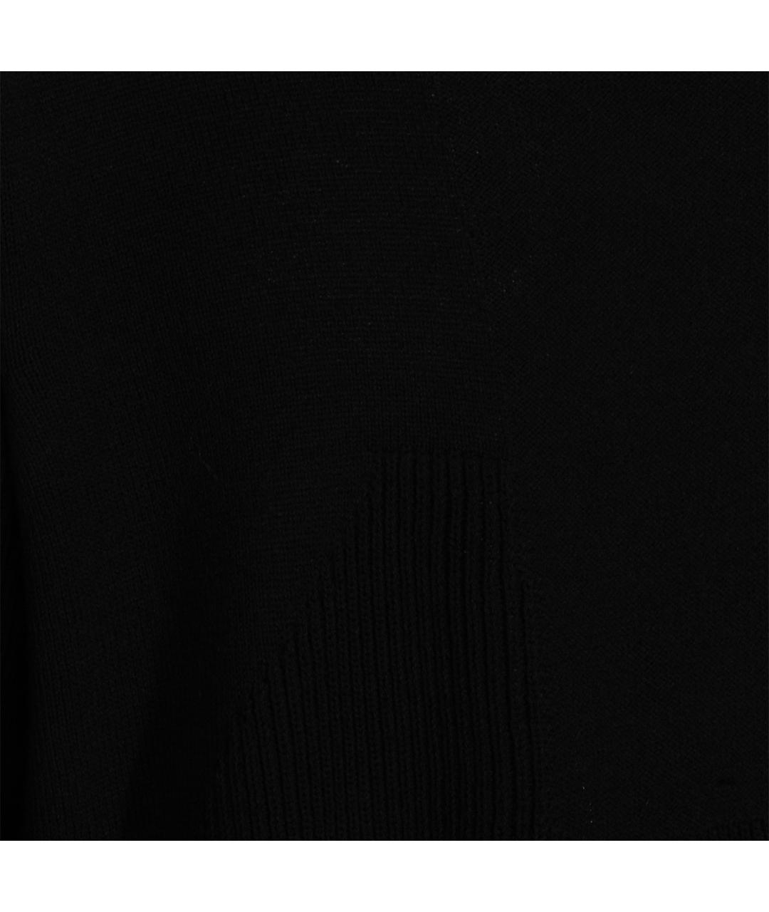 RICK OWENS Черный шерстяной джемпер / свитер, фото 4