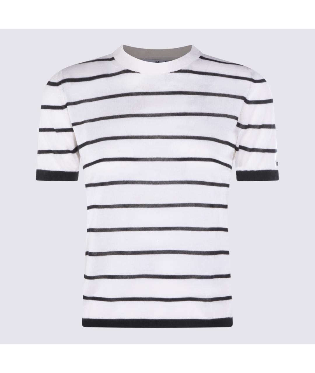 MAX MARA Белая шерстяная футболка, фото 4