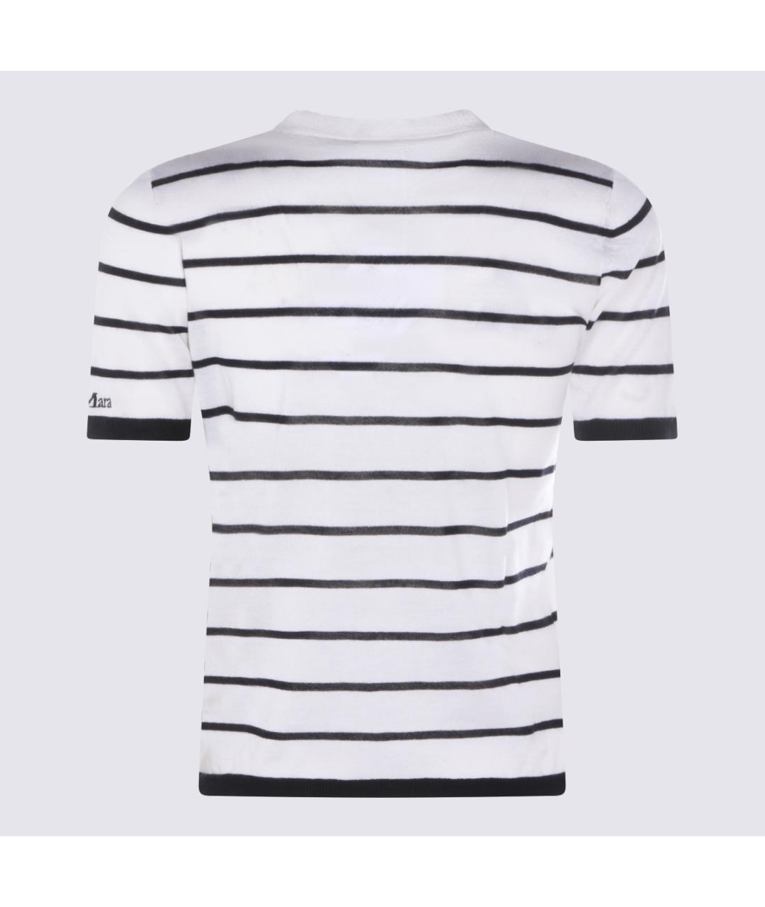 MAX MARA Белая шерстяная футболка, фото 2