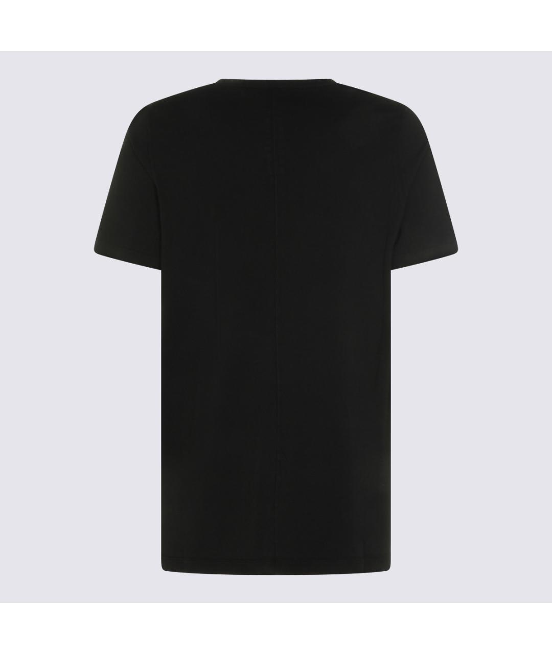RICK OWENS DRKSHDW Черная хлопковая футболка, фото 2