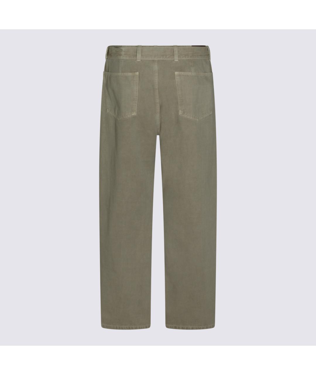 LEMAIRE Серые хлопковые прямые джинсы, фото 2