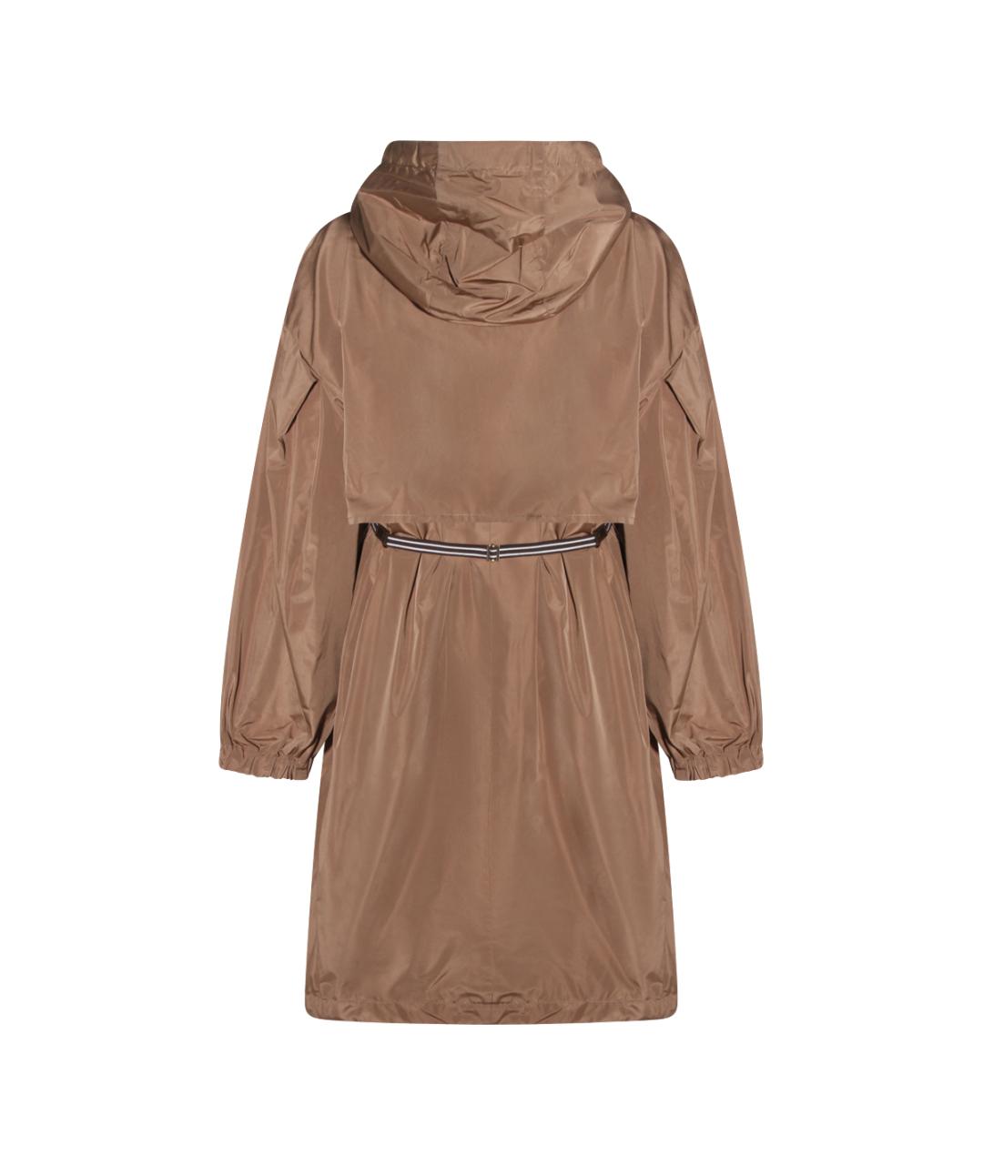 MAX MARA Бежевая полиэстеровая парка, фото 2