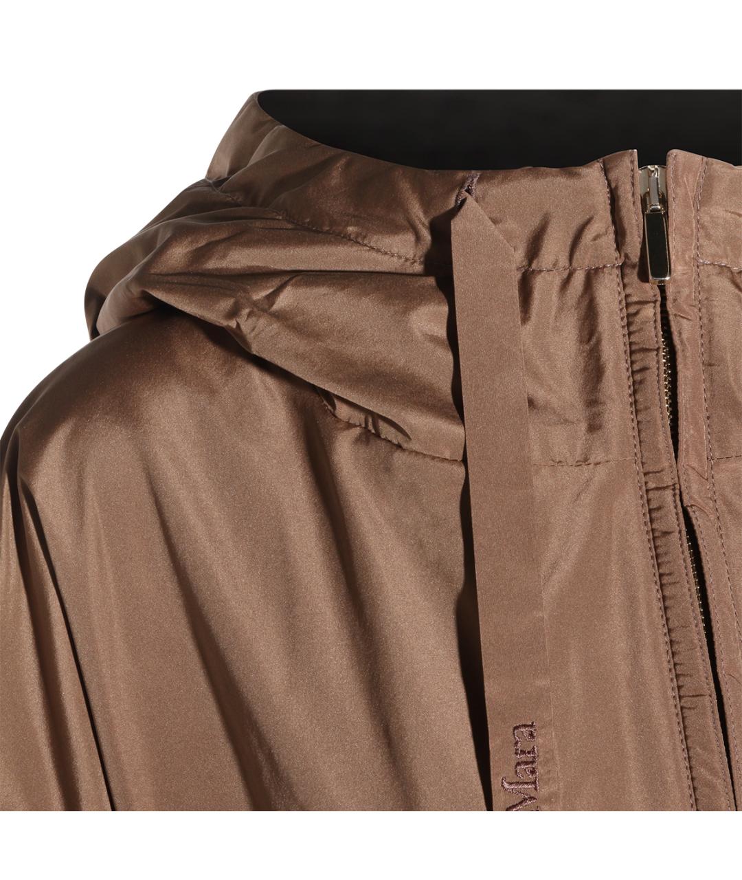 MAX MARA Бежевая полиэстеровая парка, фото 4