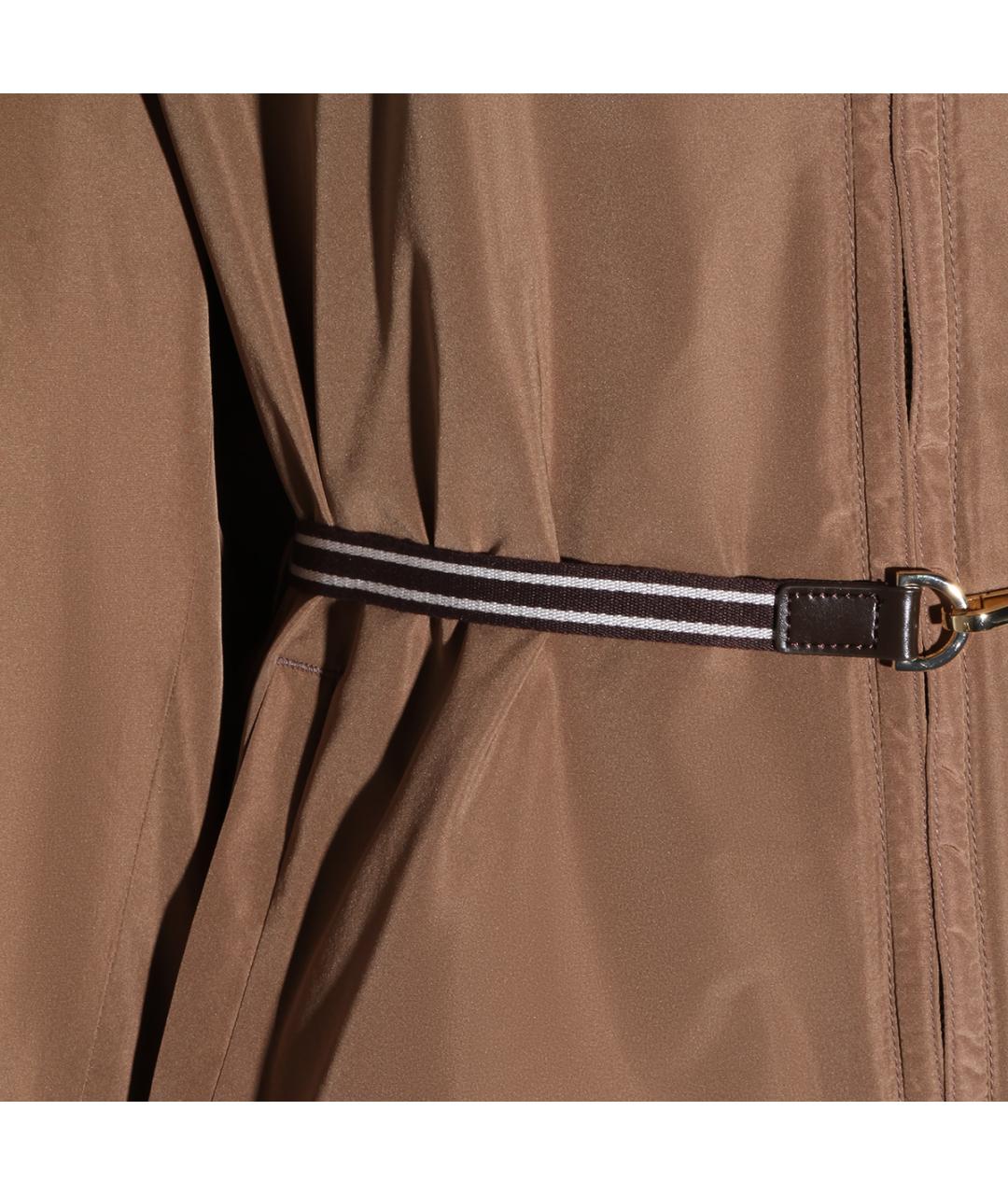 MAX MARA Бежевая полиэстеровая парка, фото 3