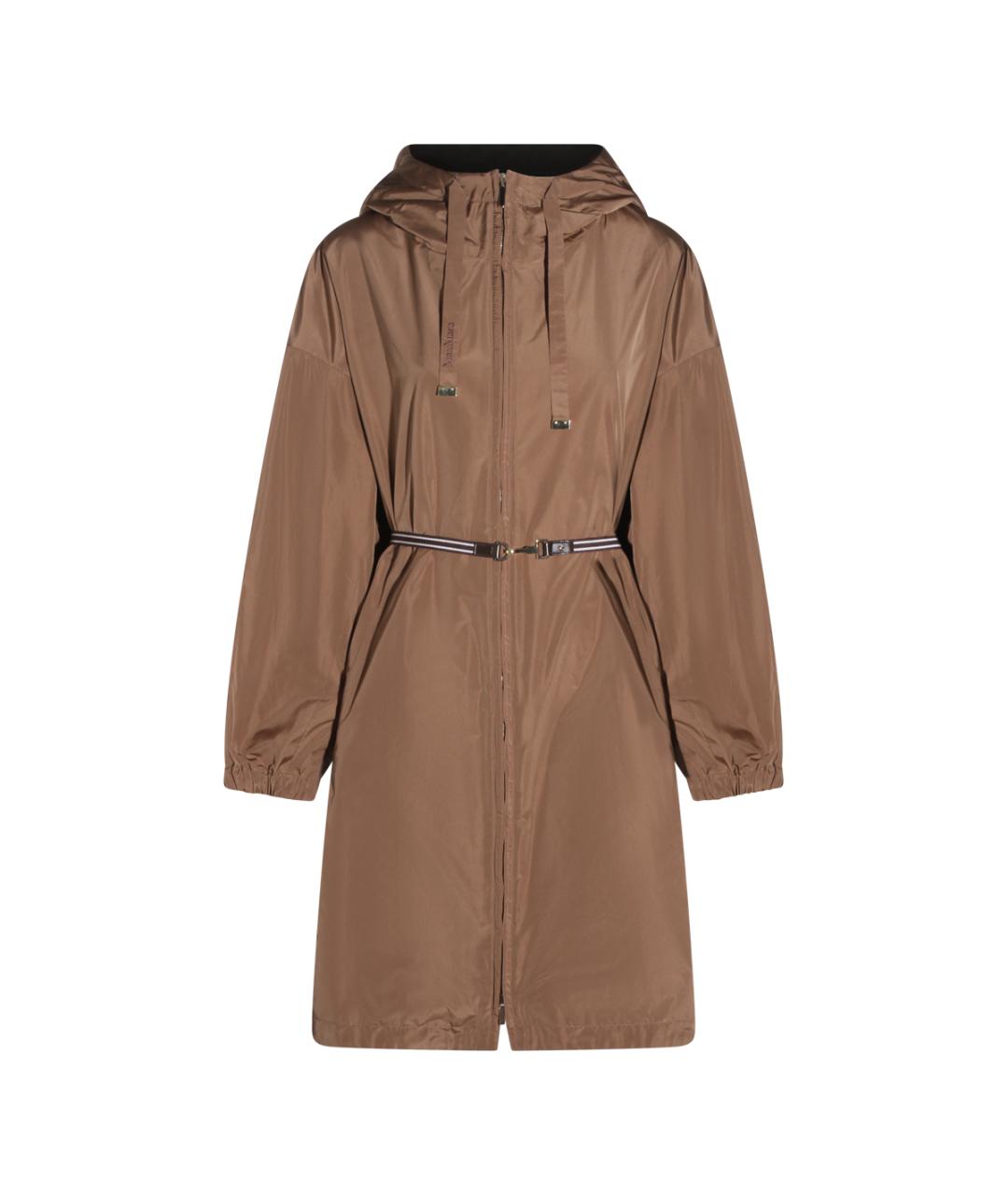 MAX MARA Бежевая полиэстеровая парка, фото 1