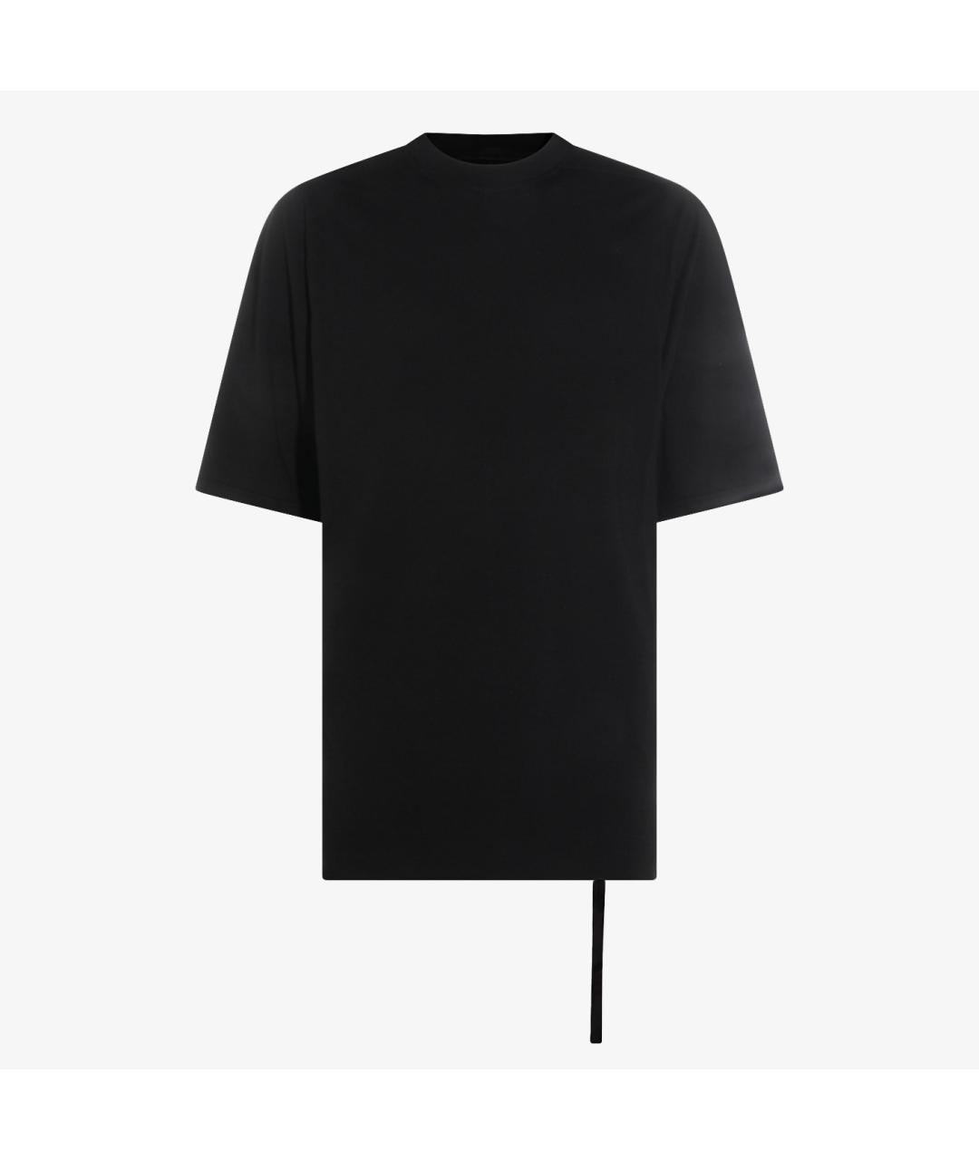 RICK OWENS DRKSHDW Черная хлопковая футболка, фото 4
