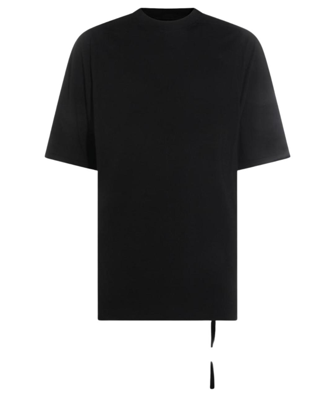 RICK OWENS DRKSHDW Черная хлопковая футболка, фото 1