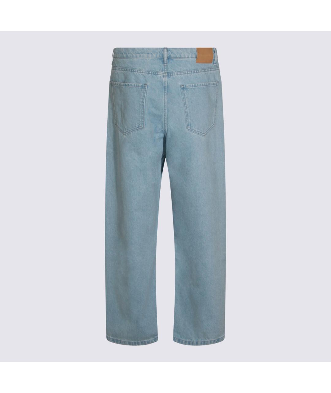 MAISON KITSUNE Хлопковые прямые джинсы, фото 2