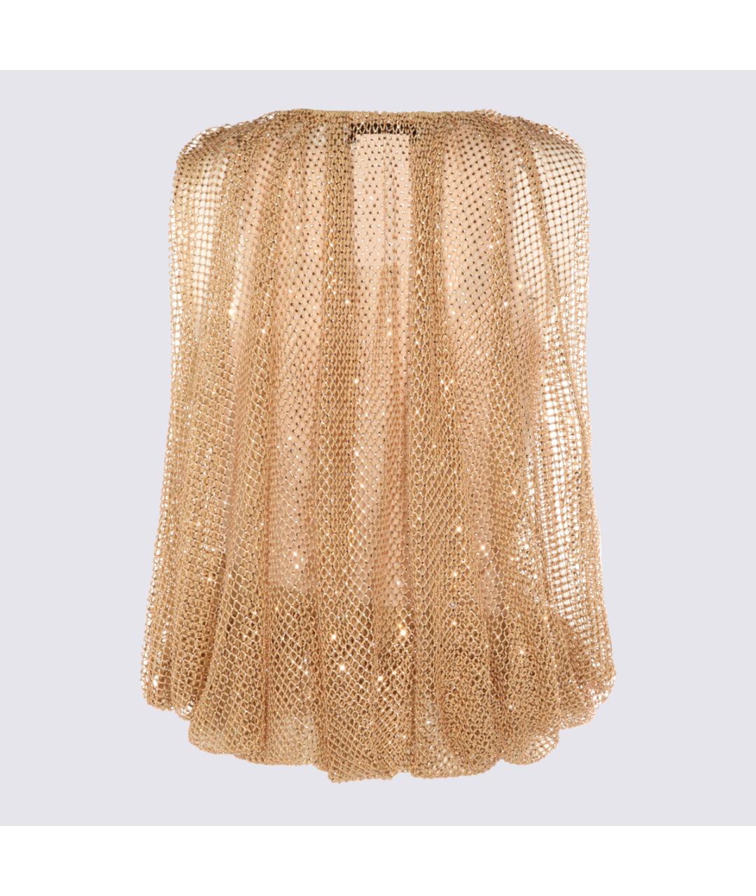 SPORTMAX Бежевая полиэстеровая майка, фото 2