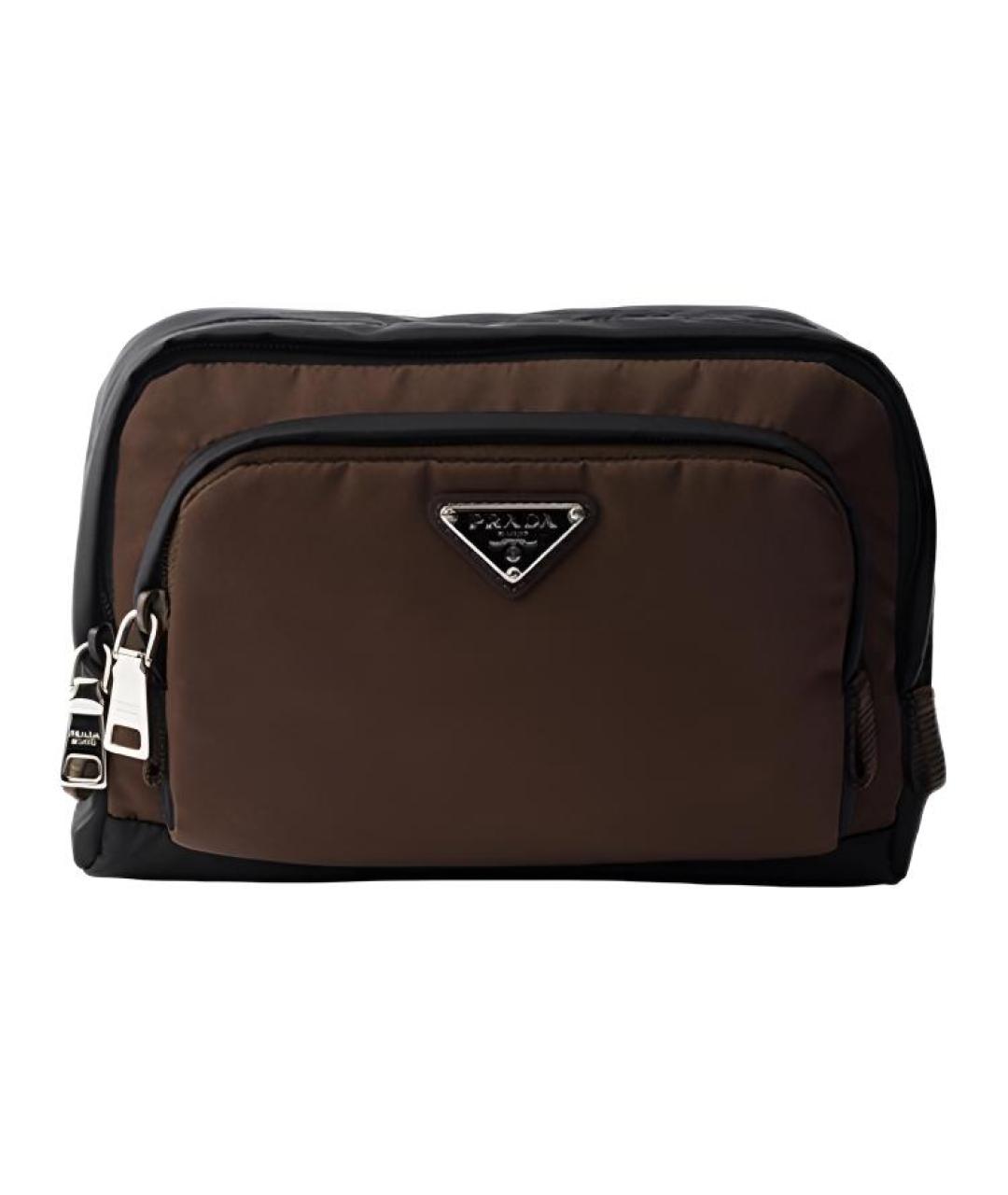 PRADA Коричневая папка для документов, фото 1